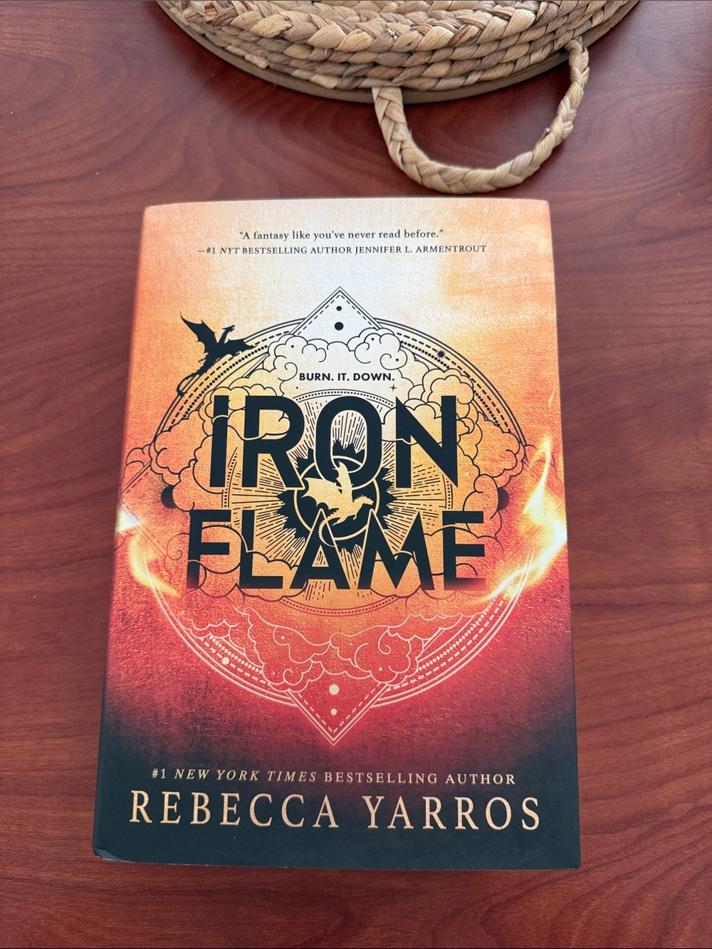 Iron Flame Rebecca Yarros Hardcover Empyrean Series Book 2 Romantasy